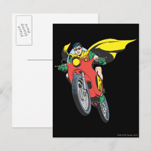 Robin Rides 2 Postkarte (Vorne/Hinten)