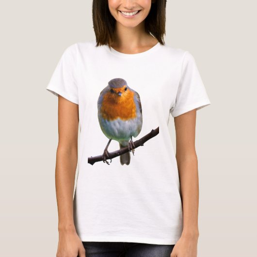 Robin-Rot-Brust T-Shirt (Vorderseite)