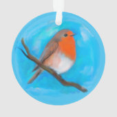 Robin Rotbrust Ornament (Rückseite)