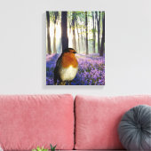 Robin rotes Brustbild für eingewickelte Leinwand (Insitu (Wohnzimmer))