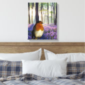Robin rotes Brustbild für eingewickelte Leinwand (Insitu (Schlafzimmer))