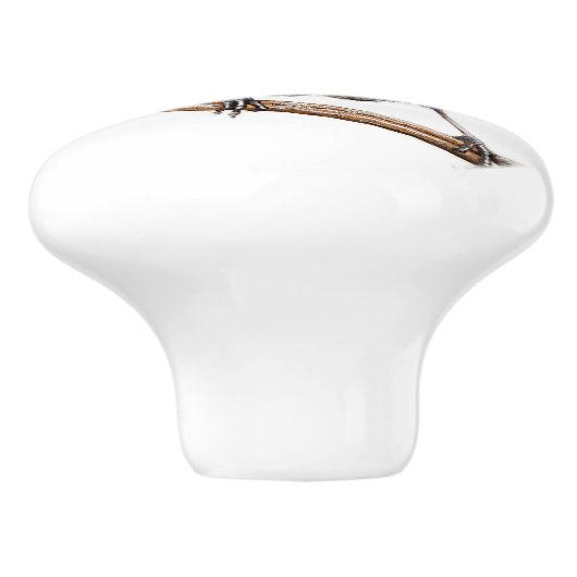 Robin-Rotwild Keramikknauf (Seitenansicht)