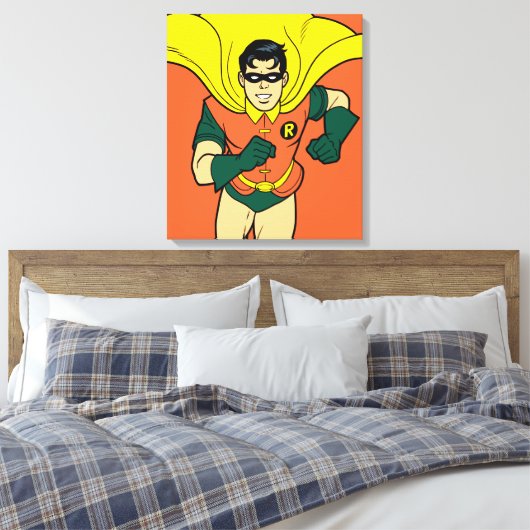 Robin Running Leinwanddruck (Insitu (Schlafzimmer))