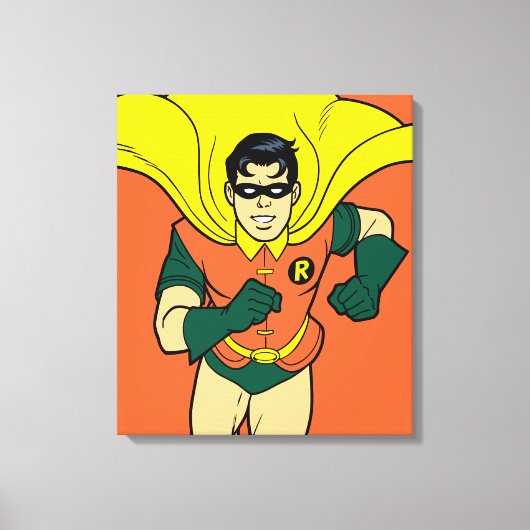 Robin Running Leinwanddruck (Vorderseite)