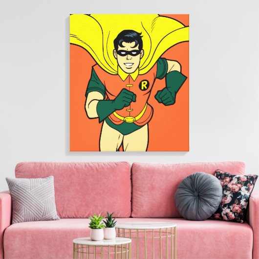 Robin Running Leinwanddruck (Insitu (Wohnzimmer))