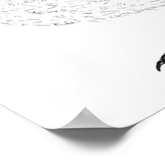 Robin Sketch Poster (Ecke)