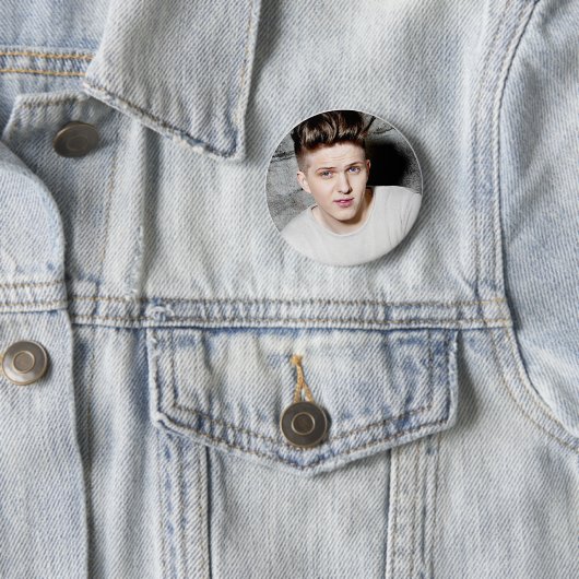 (Robin) Standard, 5,7 cm (2,25") rundes Abzeichen Button (Beispiel)