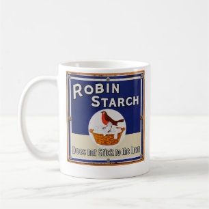 Robin Stärkungsmittel Vintage-Plakat Kaffeetasse