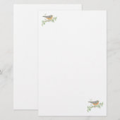 Robin Stationär Briefpapier (Vorne/Hinten)