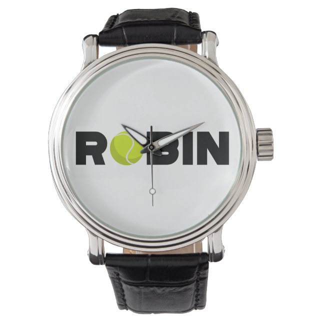 Robin Tennis Armbanduhr (Vorderseite)