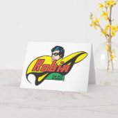 Robin The Boy Wonder Karte (Gelbe Blume)