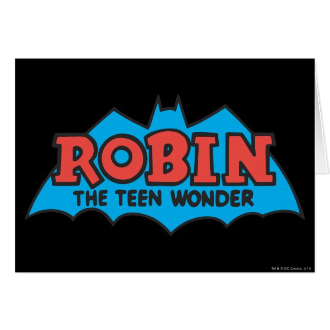 Robin The Teen Wonder Logo (Vorderseite (Horizontal))