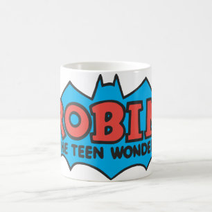 Robin The Teen Wonder Logo Kaffeetasse