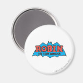 Robin The Teen Wonder Logo Magnet (Vorderseite/Rückseite)