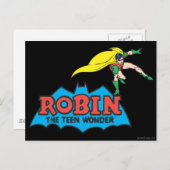 Robin The Teen Wonder Postkarte (Vorne/Hinten)