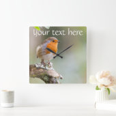 Robin Uhr fügen Sie Ihren eigenen Text hinzu (Zuhause)