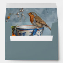Robin - Umschlag für Kartengröße 12,7 x 17,8 cm