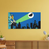 Robin und Batman Climb Leinwanddruck (Insitu (Wohnzimmer))