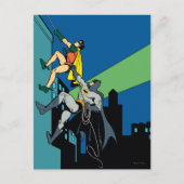 Robin und Batman Climb Postkarte (Vorderseite)
