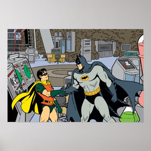 Robin und Batman Handshake Poster (Vorne)