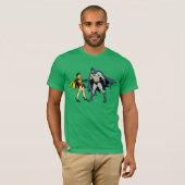 Robin und Batman Handshake T-Shirt (Vorne ganz)