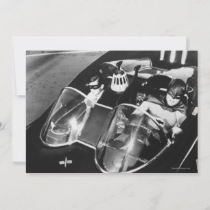 Robin und Batman in Batmobile