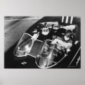 Robin und Batman in Batmobile Poster (Vorne)