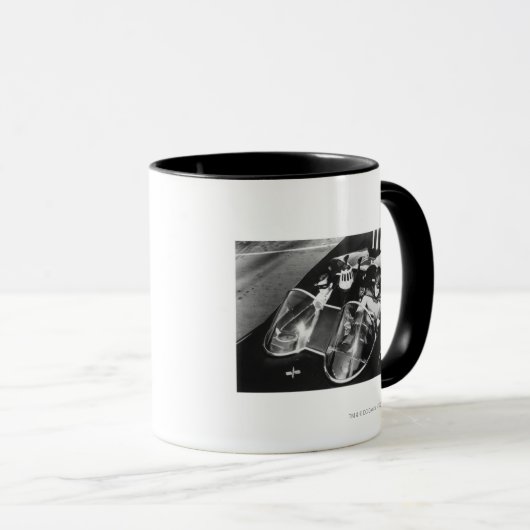 Robin und Batman in Batmobile Tasse (VorderseiteRechts)