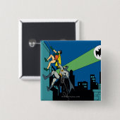 Robin und Batman klettern Button (Vorne & Hinten)