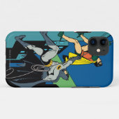 Robin und Batman klettern Case-Mate iPhone Hülle (Rückseite (Horizontal))