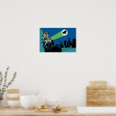 Robin und Batman klettern Poster (Küche)