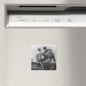 Robin und Batman Stehend in Batmobile Magnet (In Situ (Geschirrspüler))