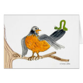 Robin und Green-Inch-Wurm (Vorderseite (Horizontal))