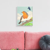 Robin und Ladybird Leinwanddruck (Insitu (Wohnzimmer))