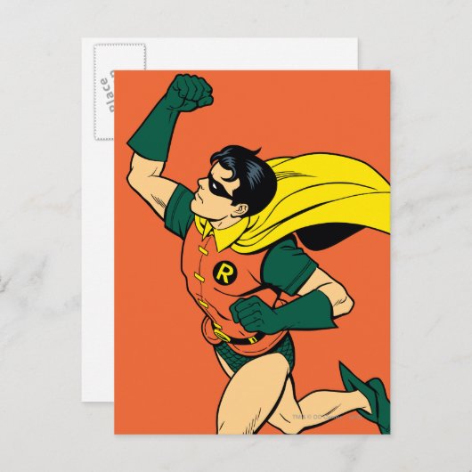 Robin Uppercut Postkarte (Vorne/Hinten)