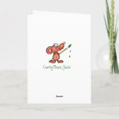 Robin - Vogel-Geburtstags-Gruß Karte (Rückseite)