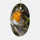 Robin-Vogel im Baum Keramikornament (Rechts)