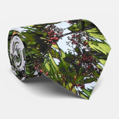 Robin-Vogel in der Beeren-Baum-Krawatte Krawatte (Gerollt)