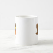 Robin-Vogel in einer Weihnachtsmannmütze Kaffeetasse (Mittel)