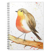 Robin-Vogel Notizblock (Vorderseite)