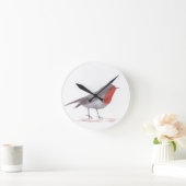 Robin-Vogel Runde Wanduhr (Zuhause)