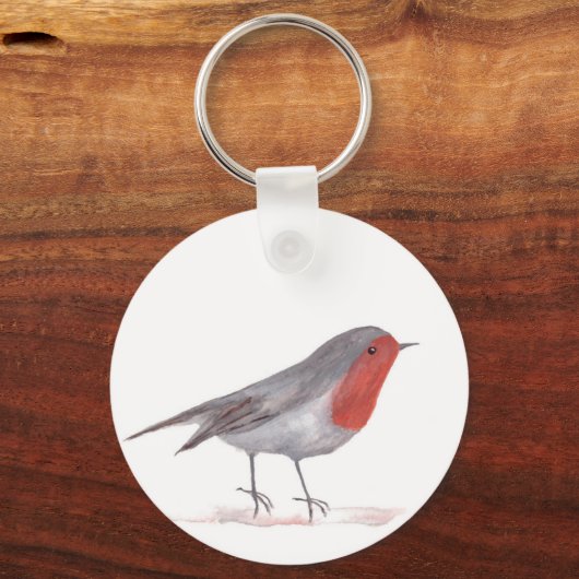 Robin-Vogel Schlüsselanhänger (Vorderseite)