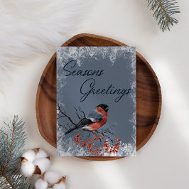 Robin Winter Birds Business Weihnachtskarte