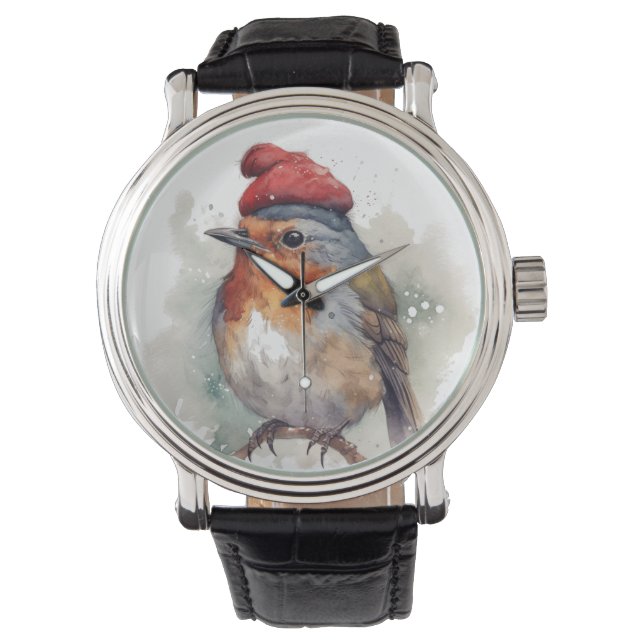 Robin Winter Delight Armbanduhr (Vorderseite)
