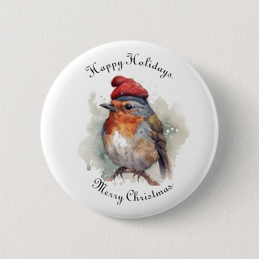 Robin Winter Delight, Brauch Button (Vorderseite)