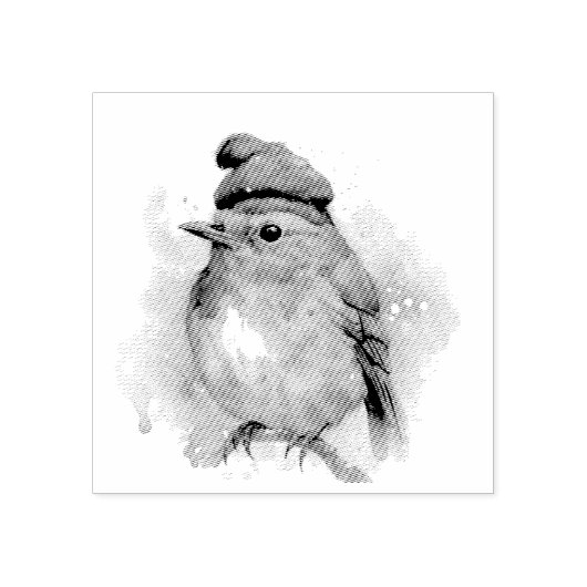 Robin Winter Delight, Brauch Gummistempel (Prägung)