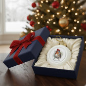 Robin Winter Delight, Brauch Keramik Kugel-Ornament