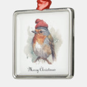 Robin Winter Delight, Brauch Ornament Aus Metall (Links)