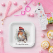 Robin Winter Delight, Brauch Pappteller (Party)