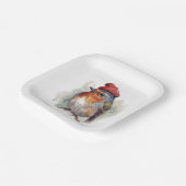 Robin Winter Delight, Brauch Pappteller (Gewinkelt)